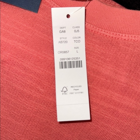 NWT J. Crew Vintage cotton terry crewneck pullover - Picture 4 of 8